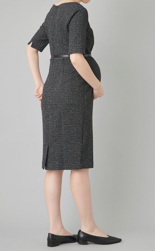 MARIBELLEミックスツイードワンピース