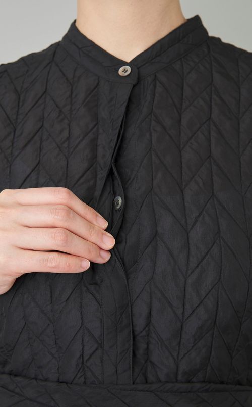 シアーヘリンボーンワンピース