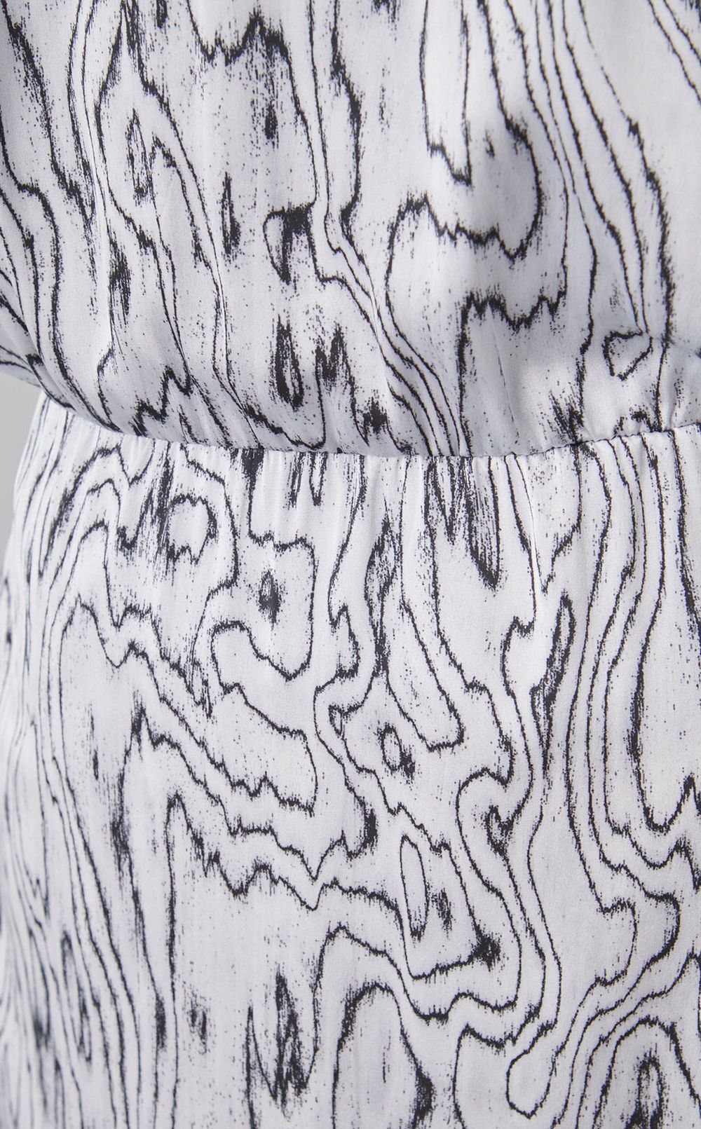 プリントサテンシャツワンピース