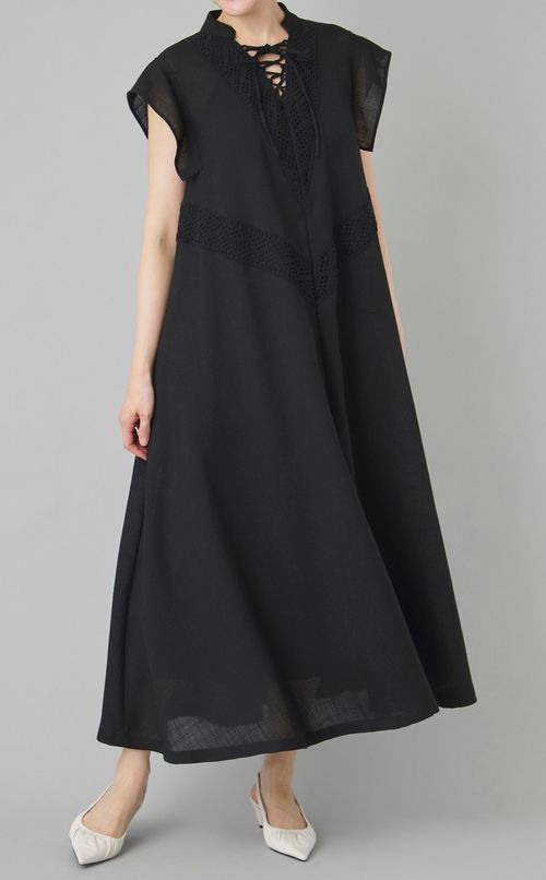 リネンカフタンワンピース