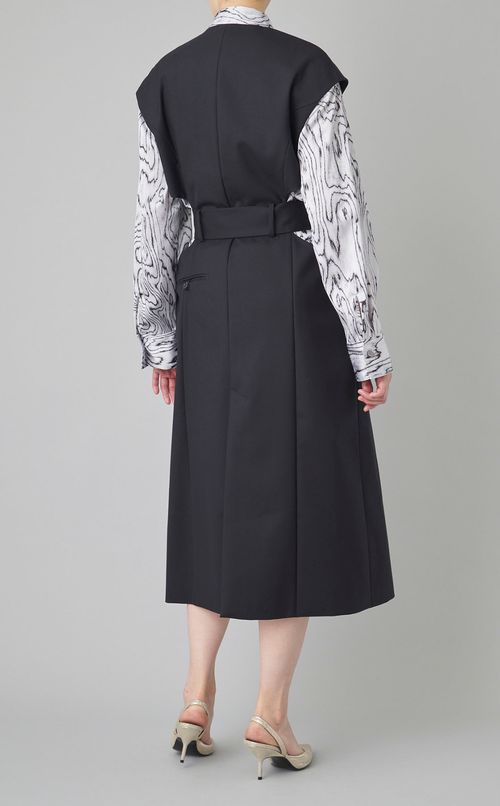 サークルカッティングロングジレ