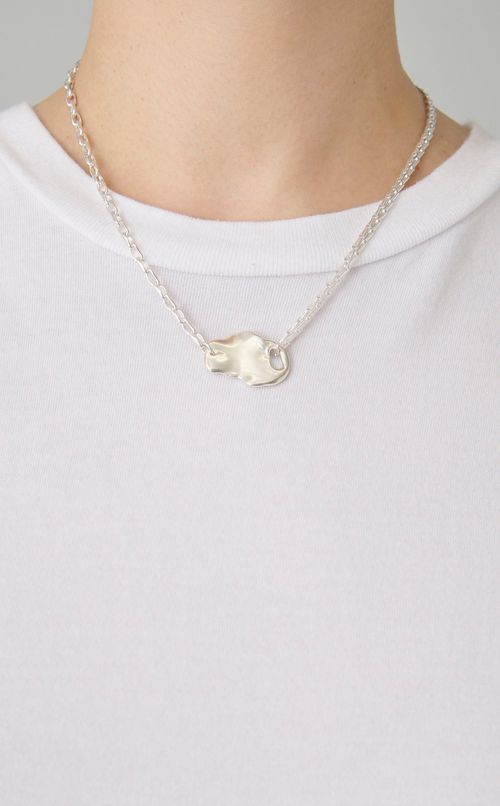 4wayチェーンシルバーネックレス