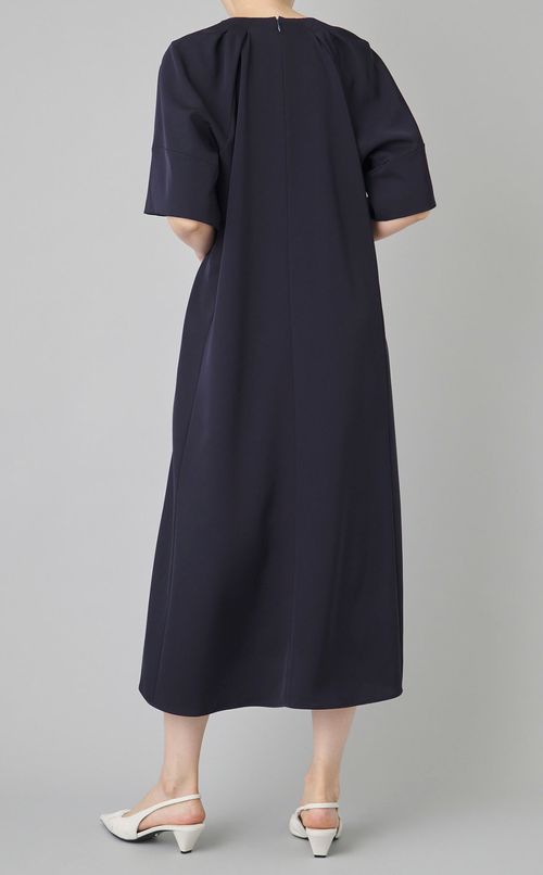 キーネックフレアワンピース