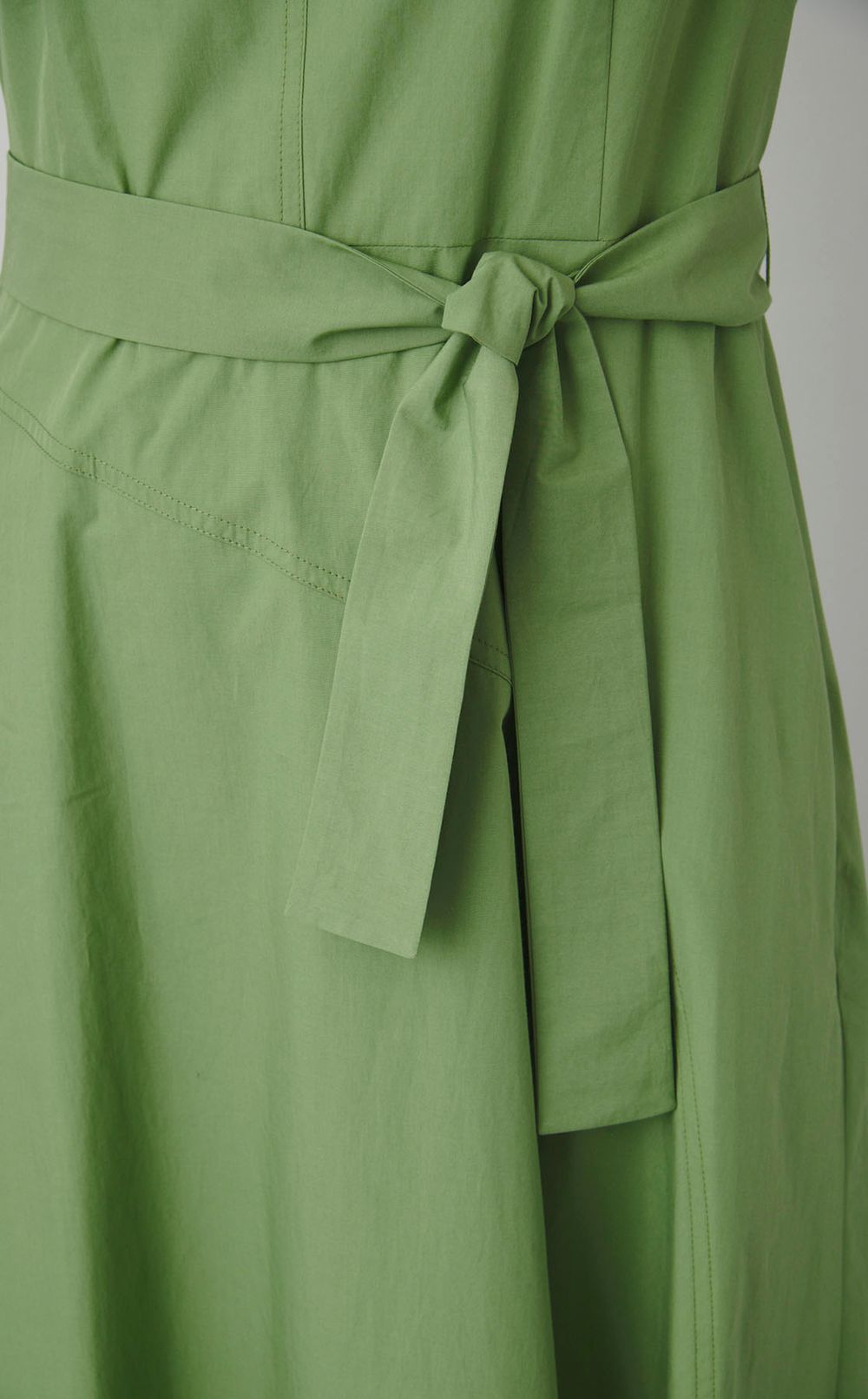 コットンサイドドレープワンピース