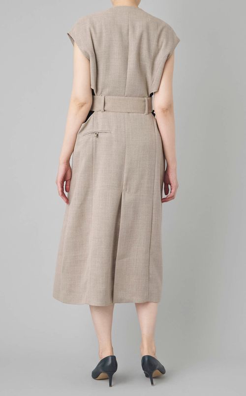 サークルカッティングロングジレ