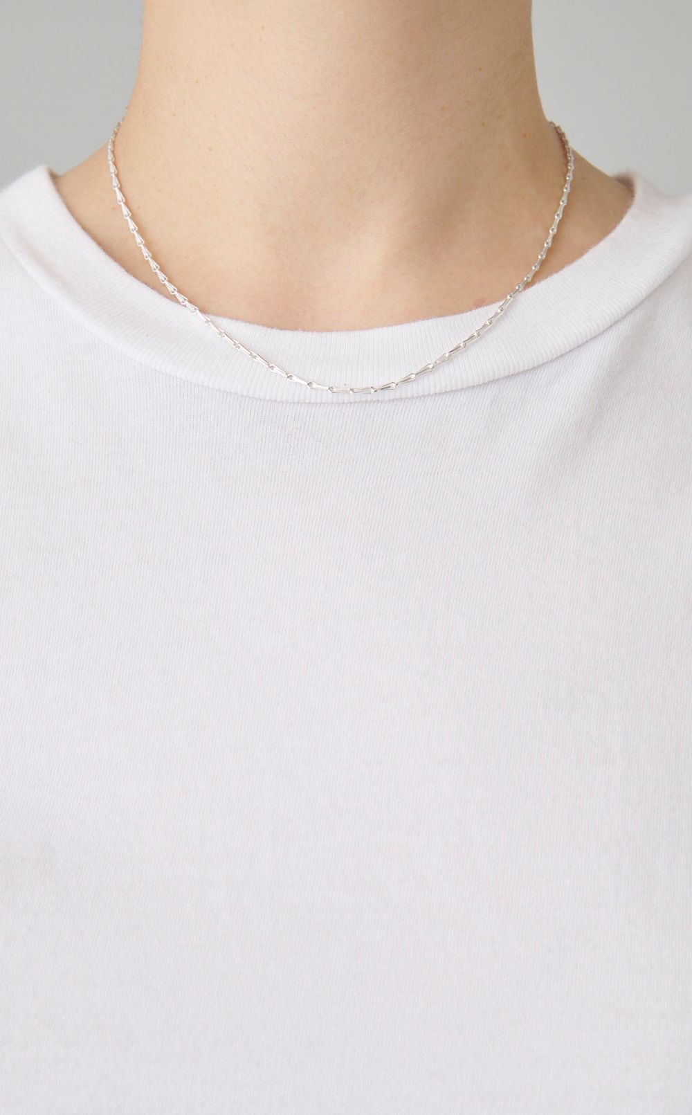 4wayチェーンシルバーネックレス