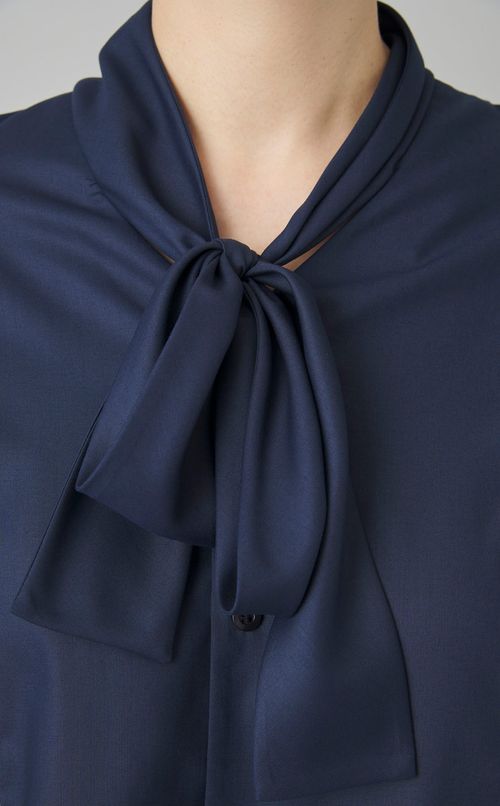 アーム切替ボウタイブラウス