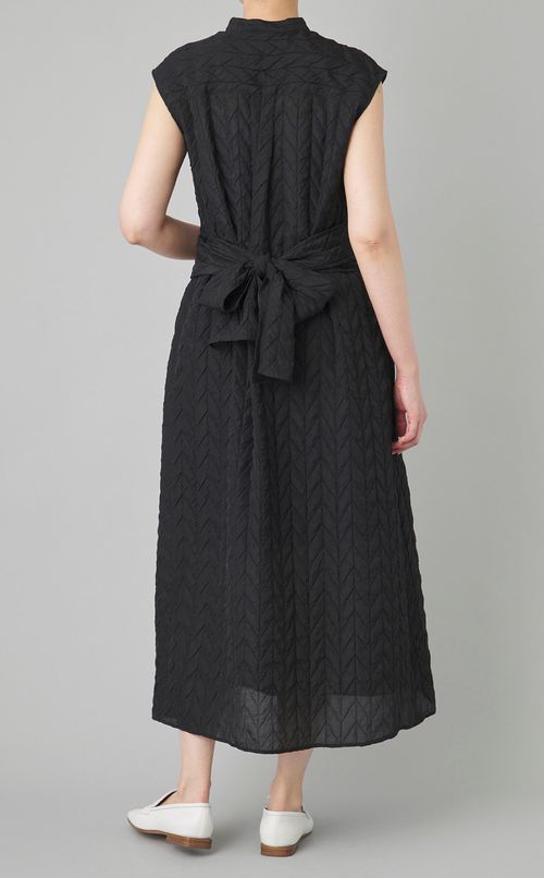 シアーヘリンボーンワンピース