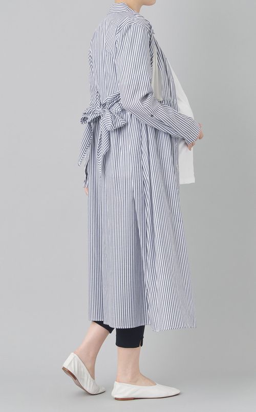 ARIANNAストライプシャツワンピース