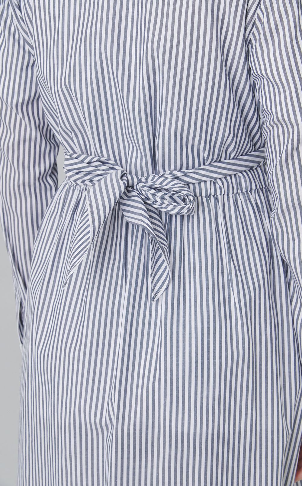 ARIANNAストライプシャツワンピース