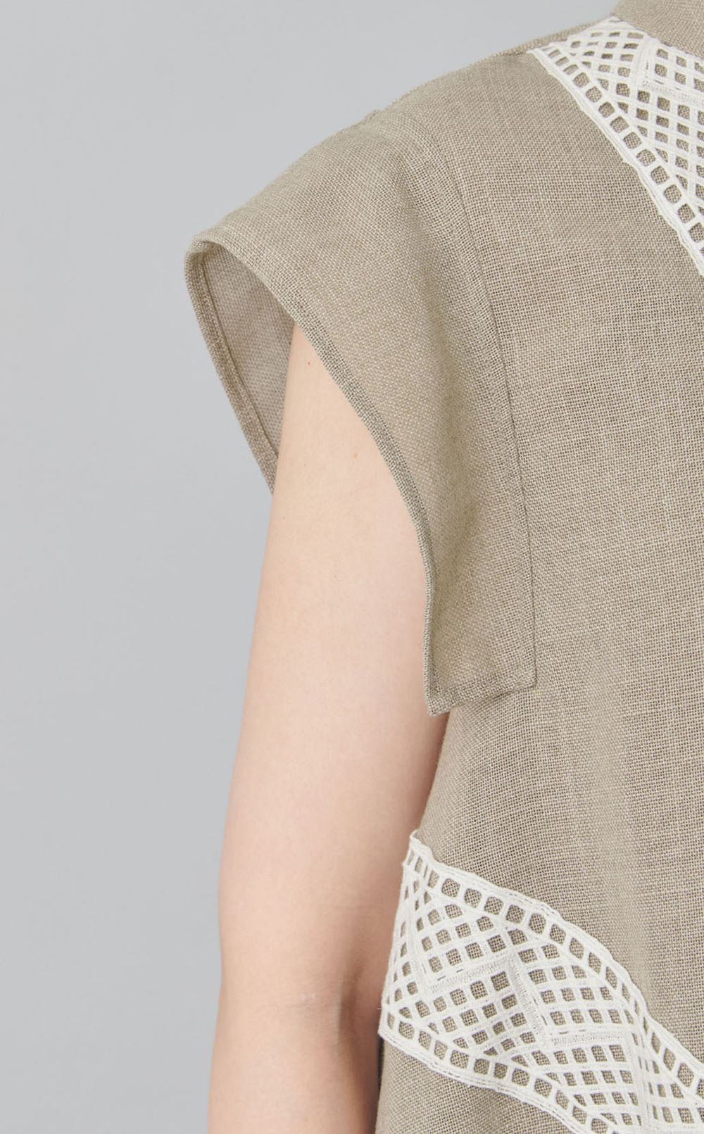 リネンカフタンワンピース