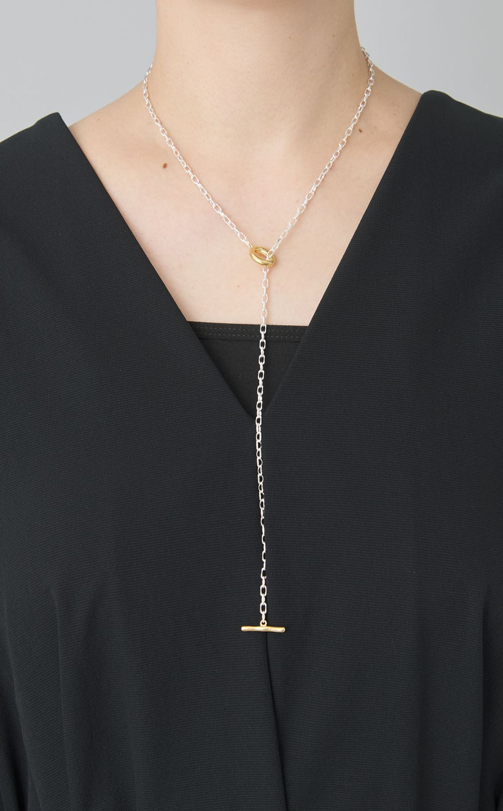 トーラス3wayラリエットネックレス