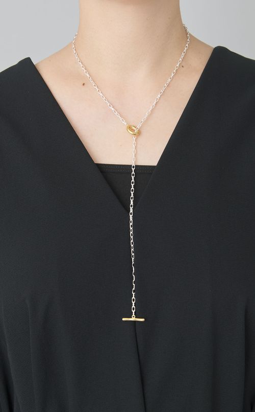 トーラス3wayラリエットネックレス