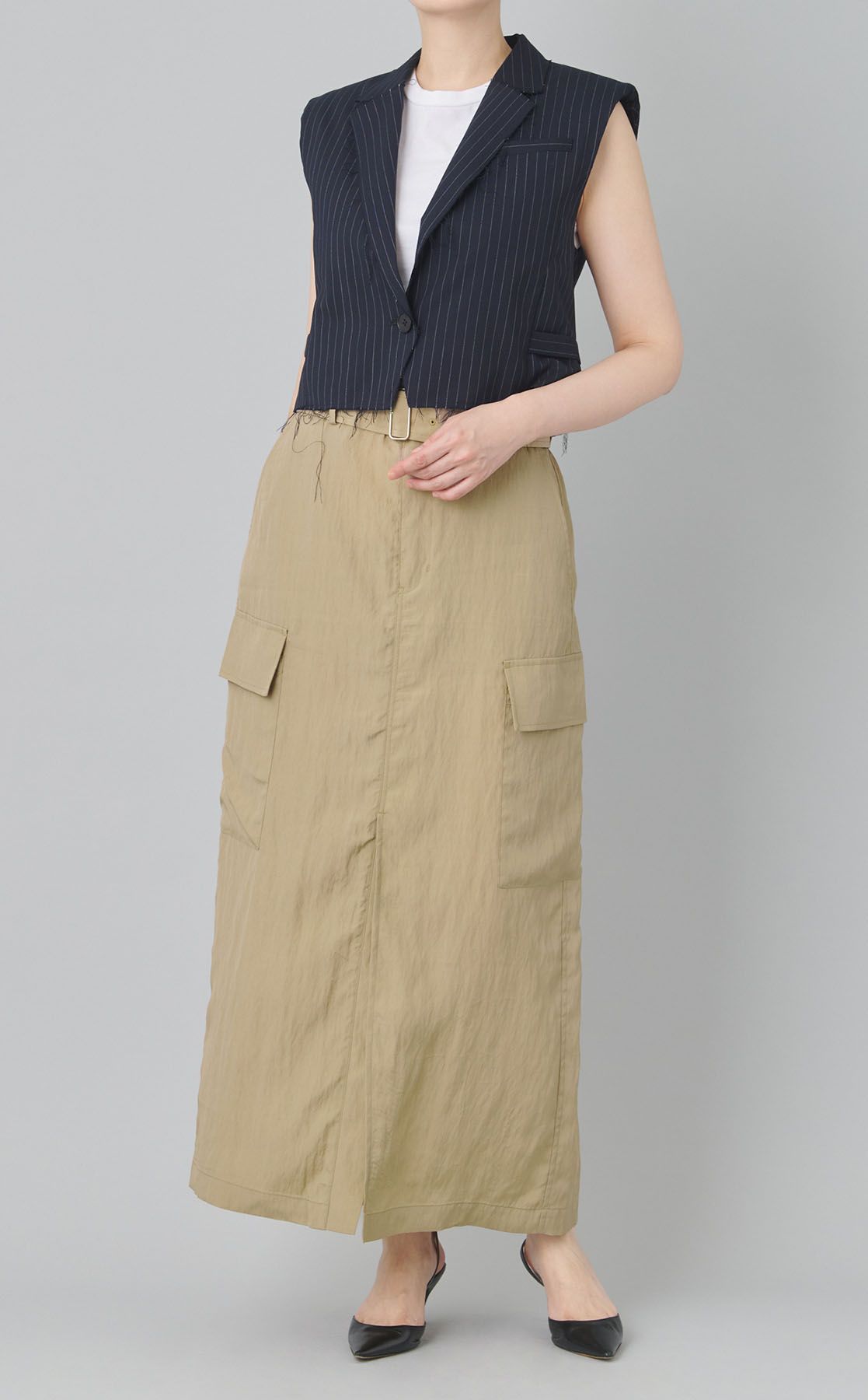 AEWEN MATOPH｜パワーショルダーショートベスト