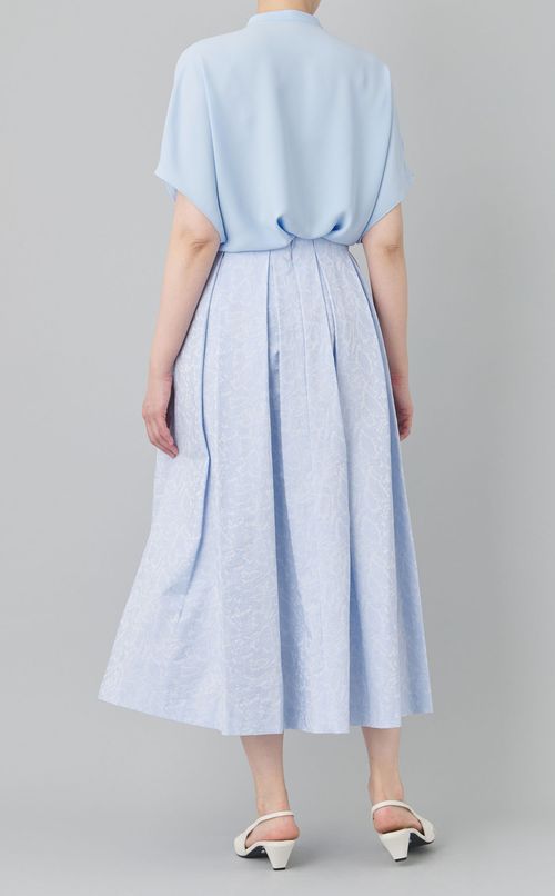 シャイニージャガードタックスカート