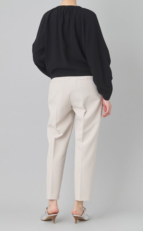 ギャザースリーブジップブルゾン