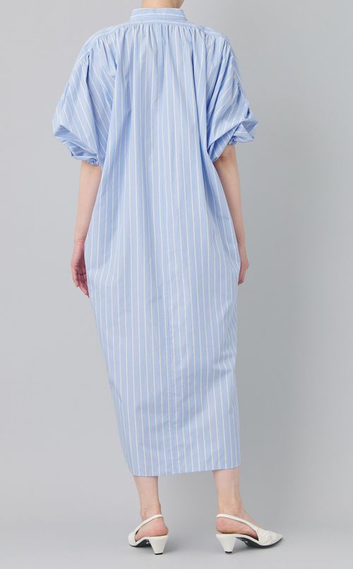 タックギャザースリーブワンピース