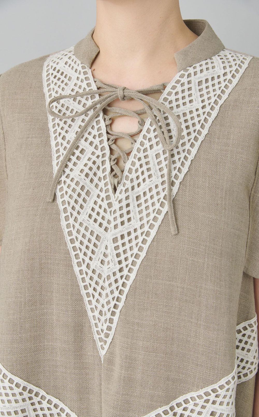 リネンカフタンワンピース