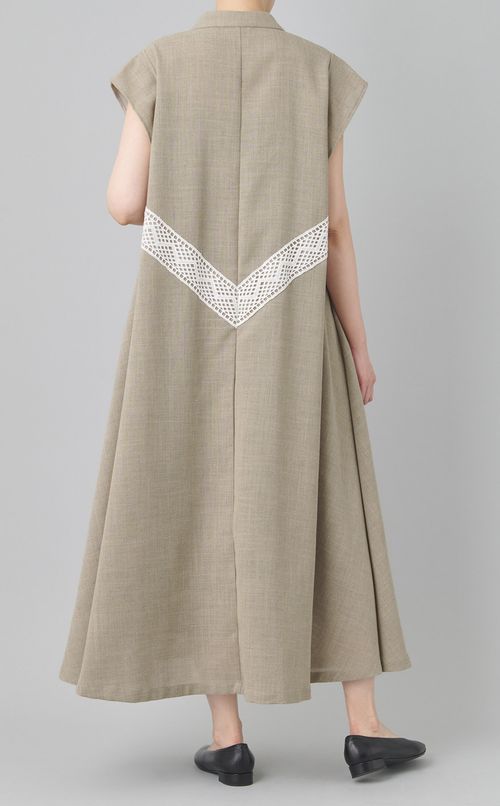 リネンカフタンワンピース