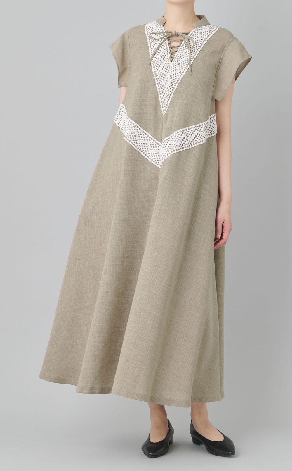 リネンカフタンワンピース