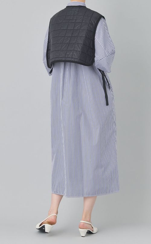 ライトキルティングショートベスト