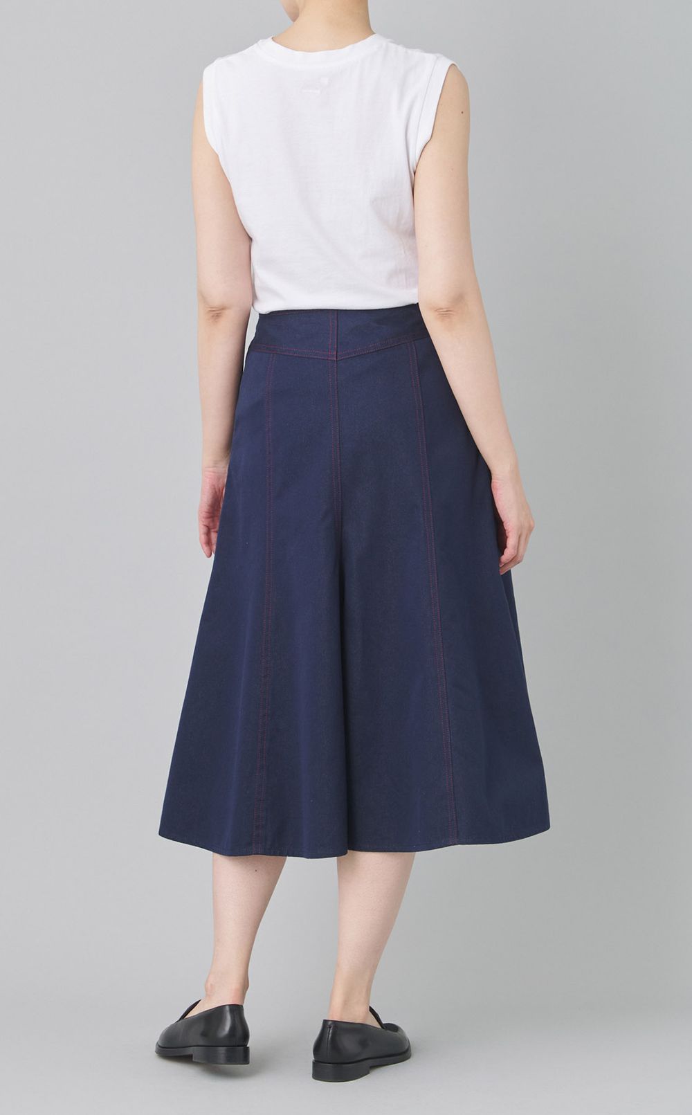 デニムパネルマーメイドスカート