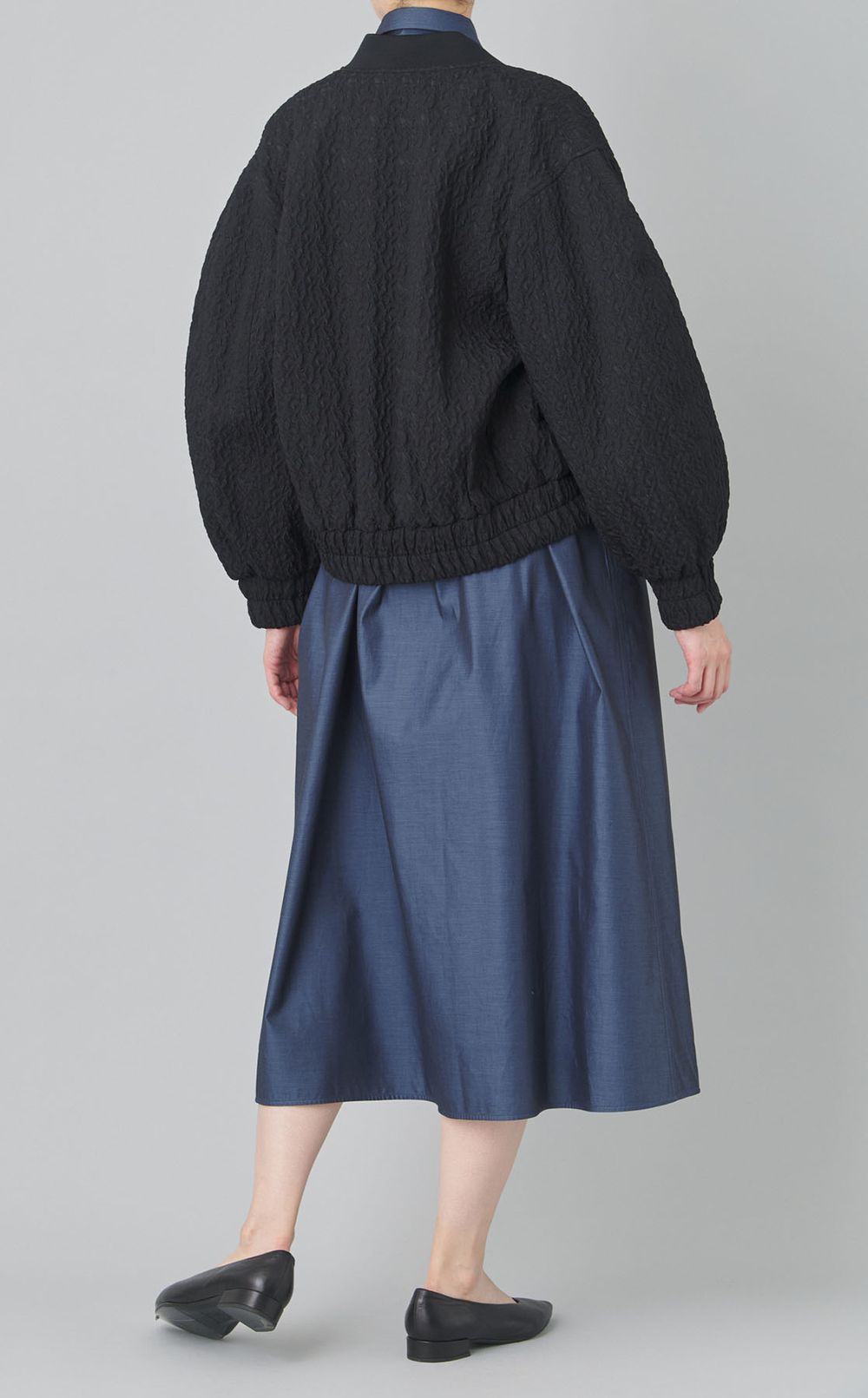 ストレッチジャガードブルゾン