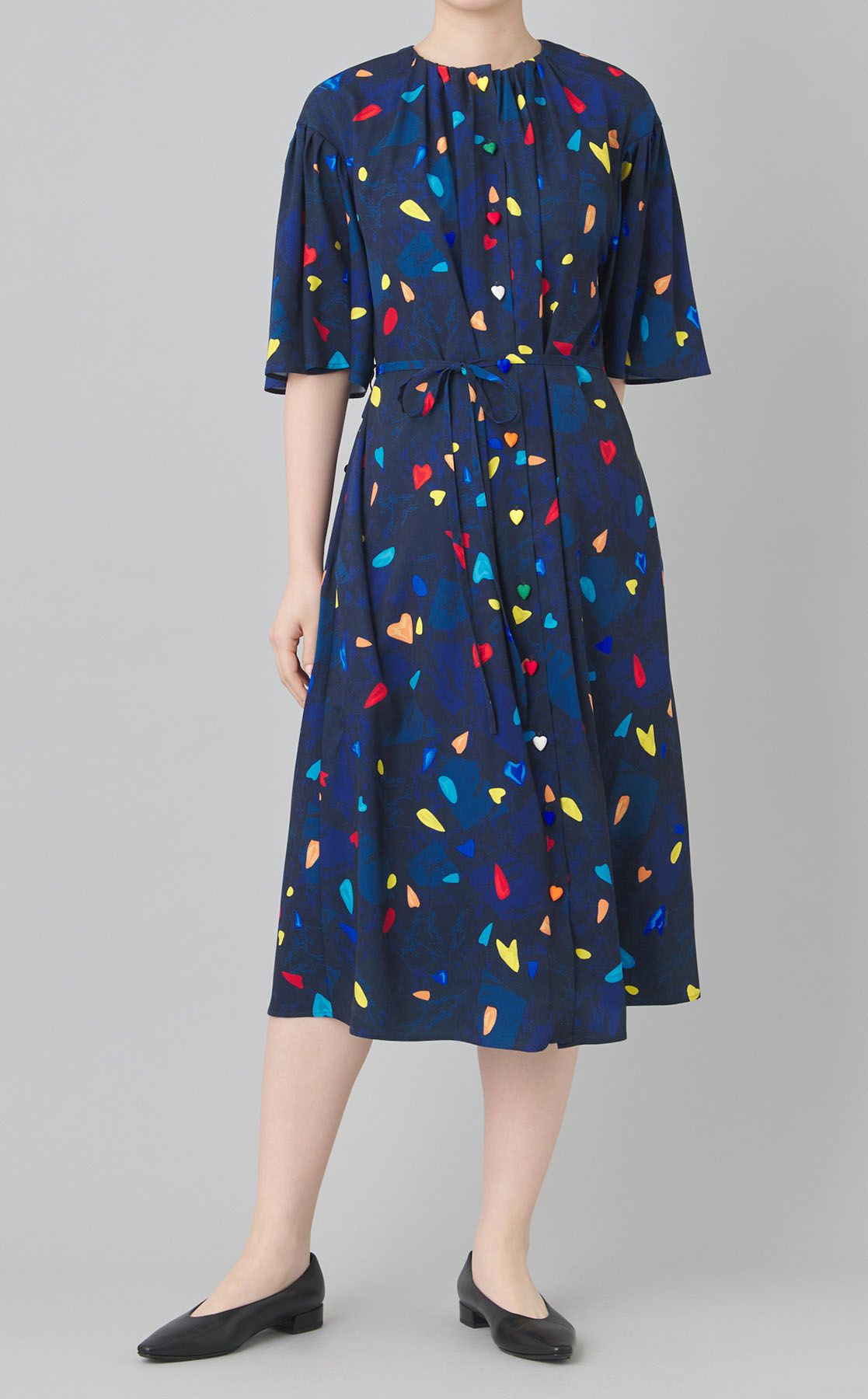 MUVEIL｜ストーンプリントワンピース