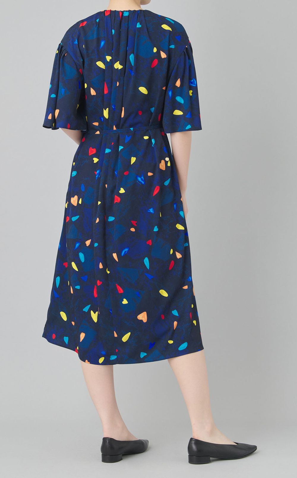 ストーンプリントワンピース