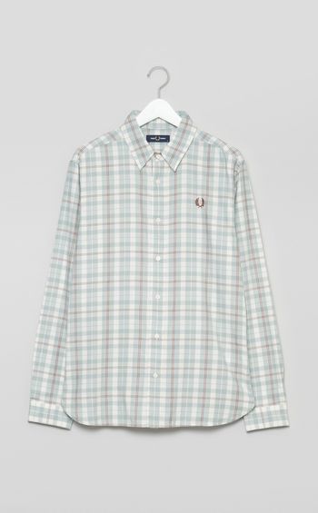 タータンチェックツイルシャツ