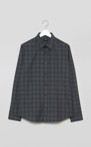 ウールチェックシャツ