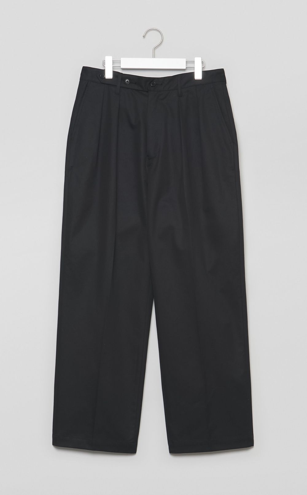 コットンギャバジンタックトラウザー