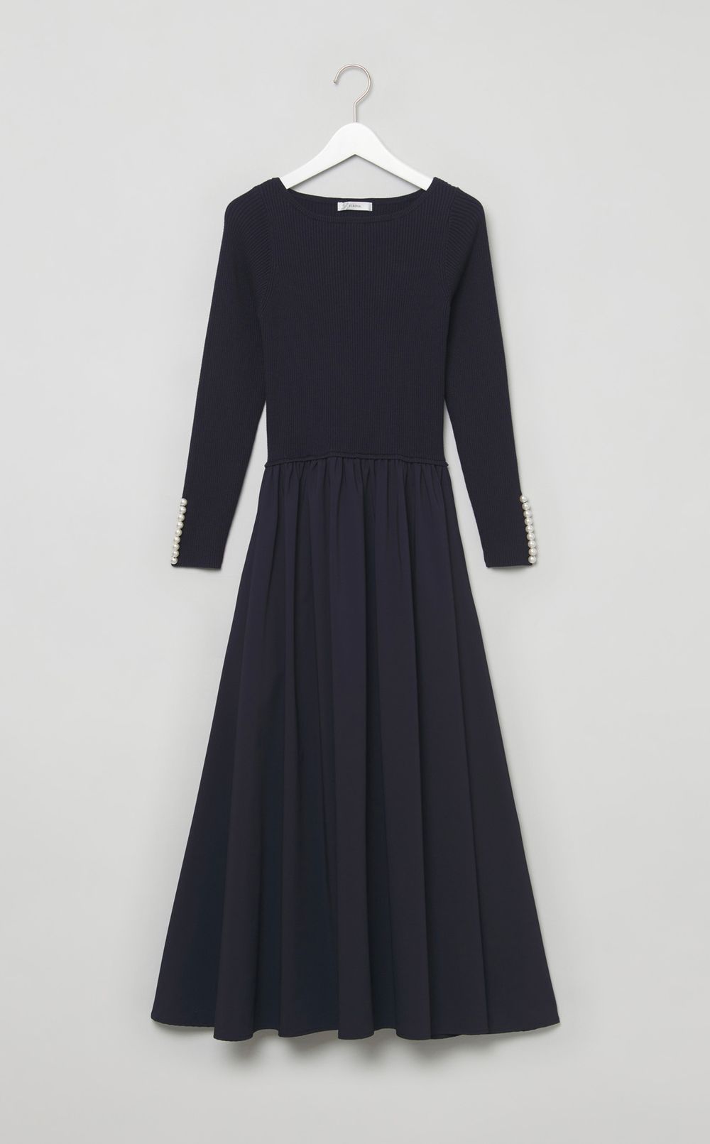 カーラパールフレアワンピース