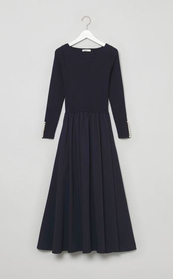 カーラパールフレアワンピース