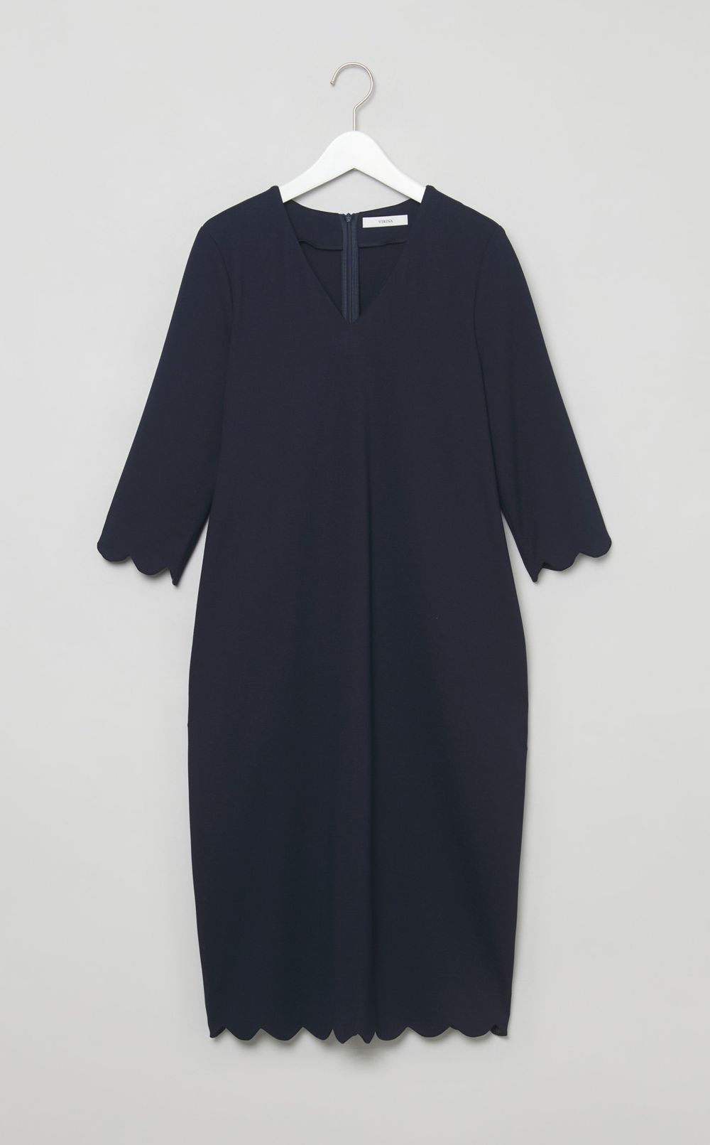 スカラップポンチワンピース