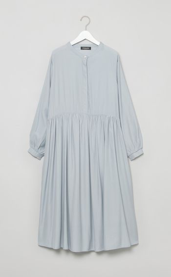 ウエスト切替ギャザーワンピース