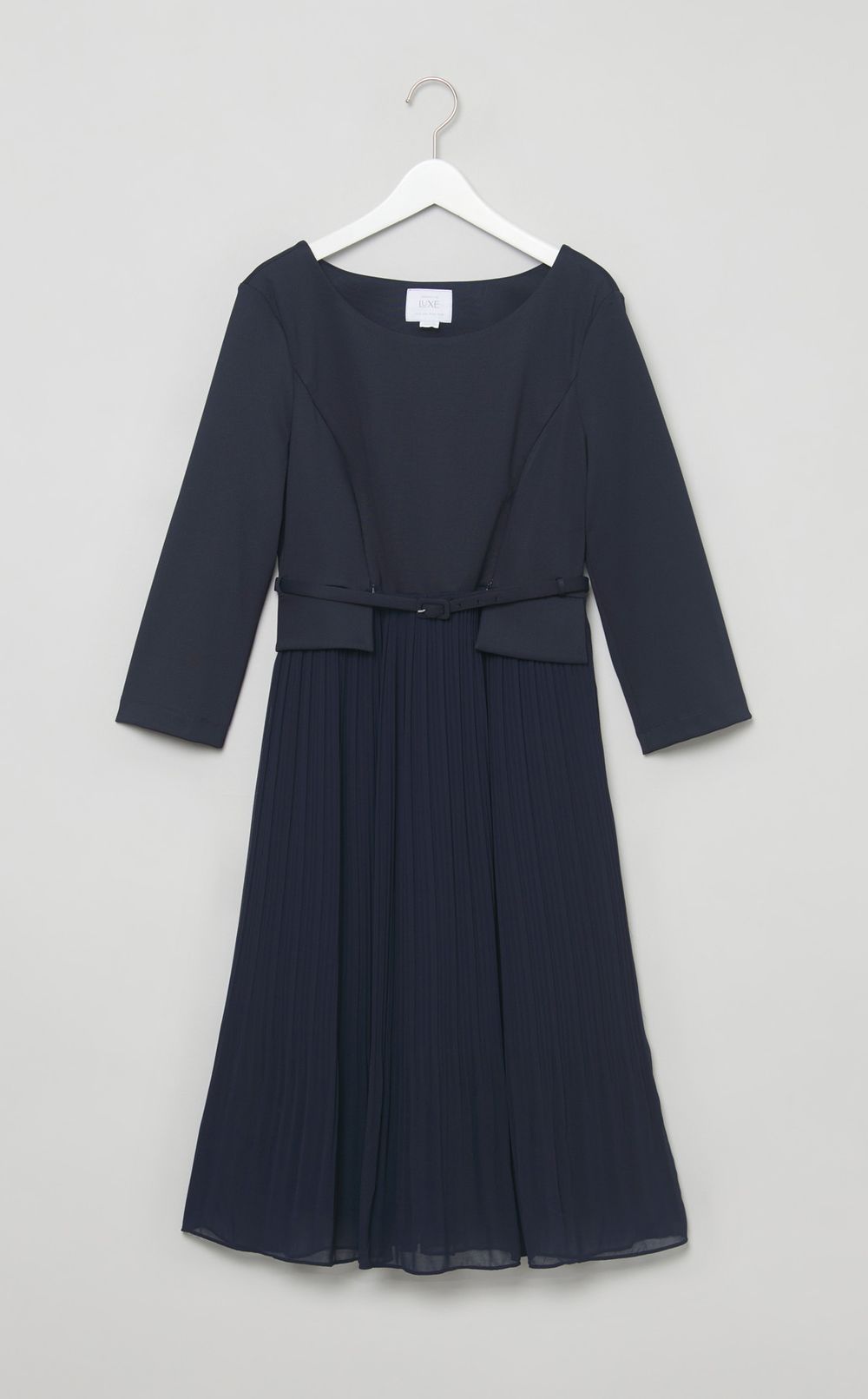 Sophian切替プリーツスカートワンピース