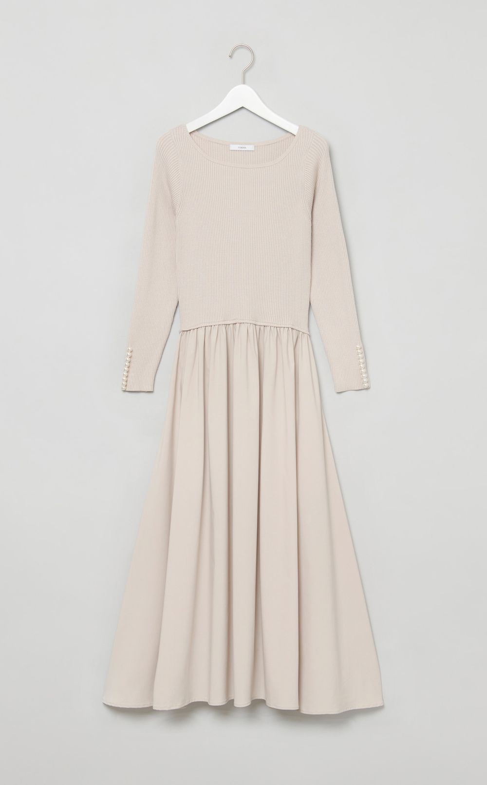 カーラパールフレアワンピース