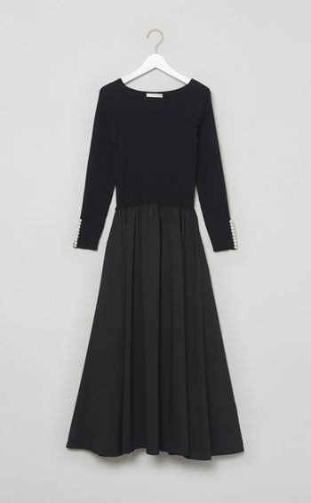 カーラパールフレアワンピース