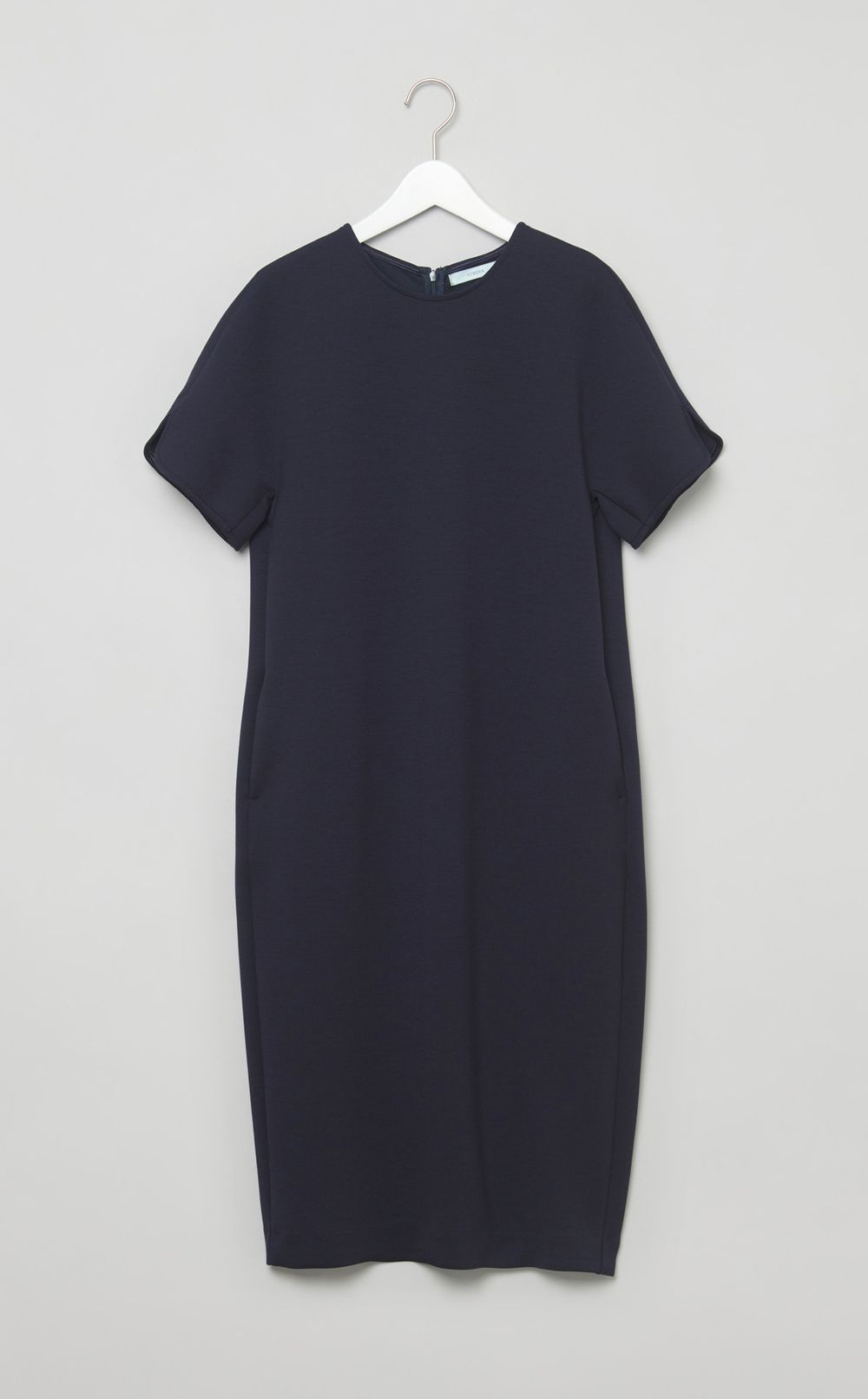 バックパールハーフスリーブワンピース