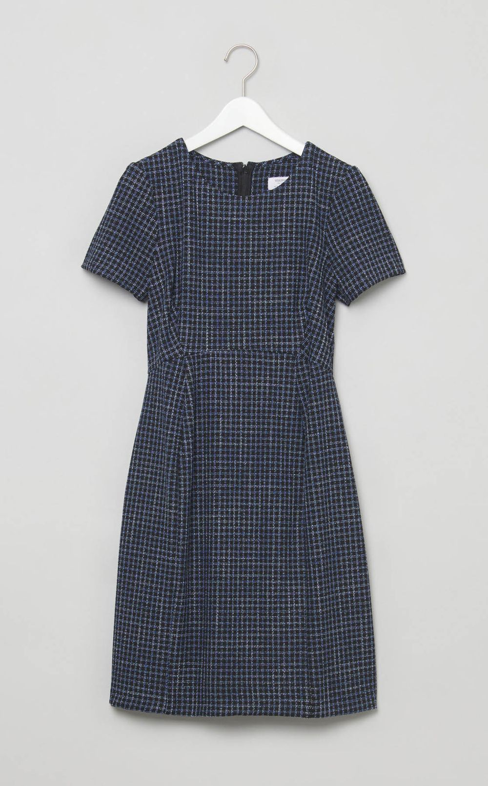KEEGANチェックショートスリーブワンピース