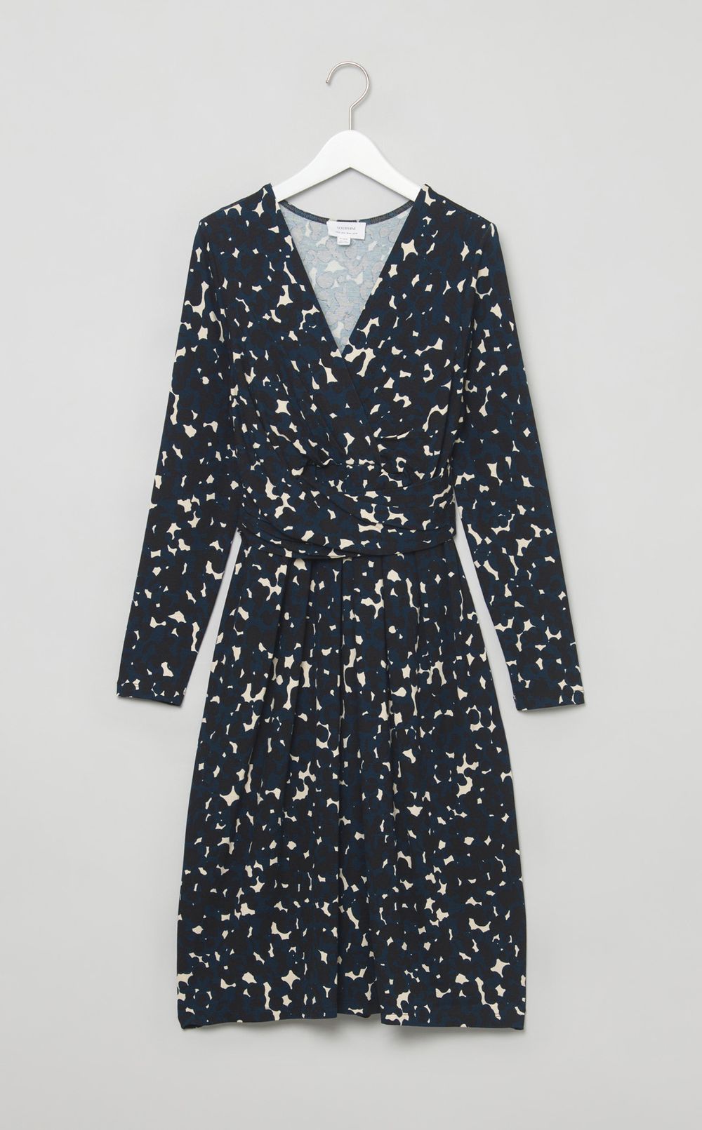 Elaineプリントカシュクールワンピース