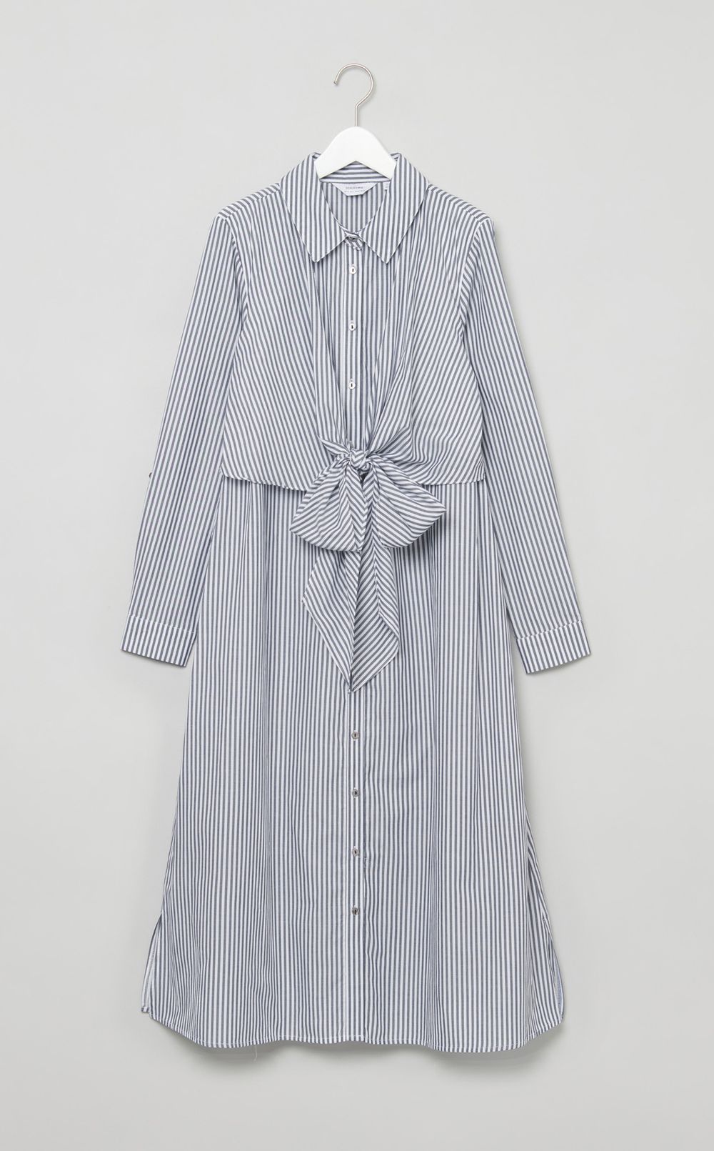 ARIANNAストライプシャツワンピース