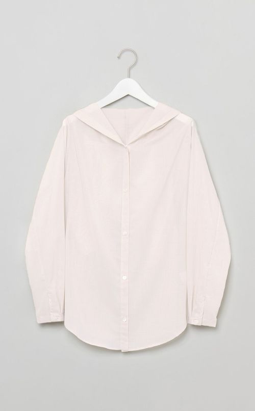 ウールボイルフードシャツ