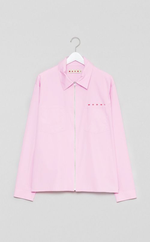 ロゴジップアップシャツ