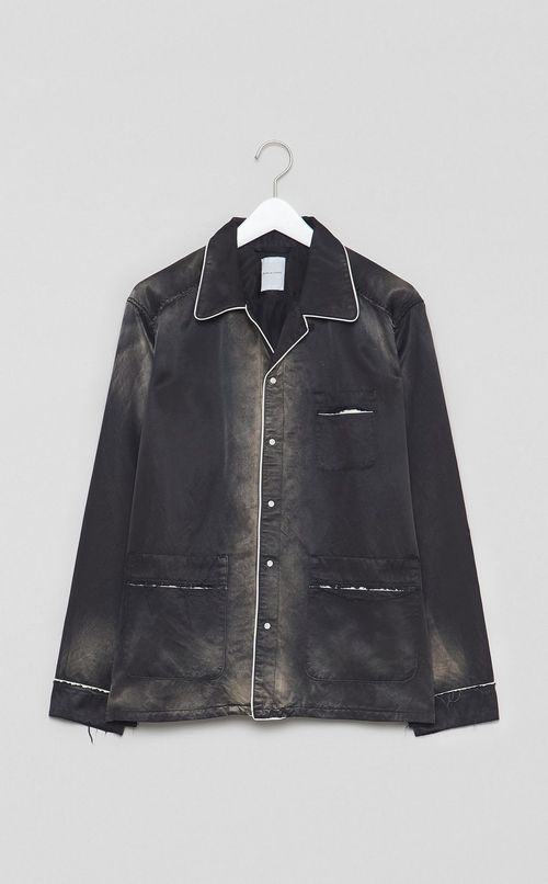 ラスティーサテンパジャマシャツ