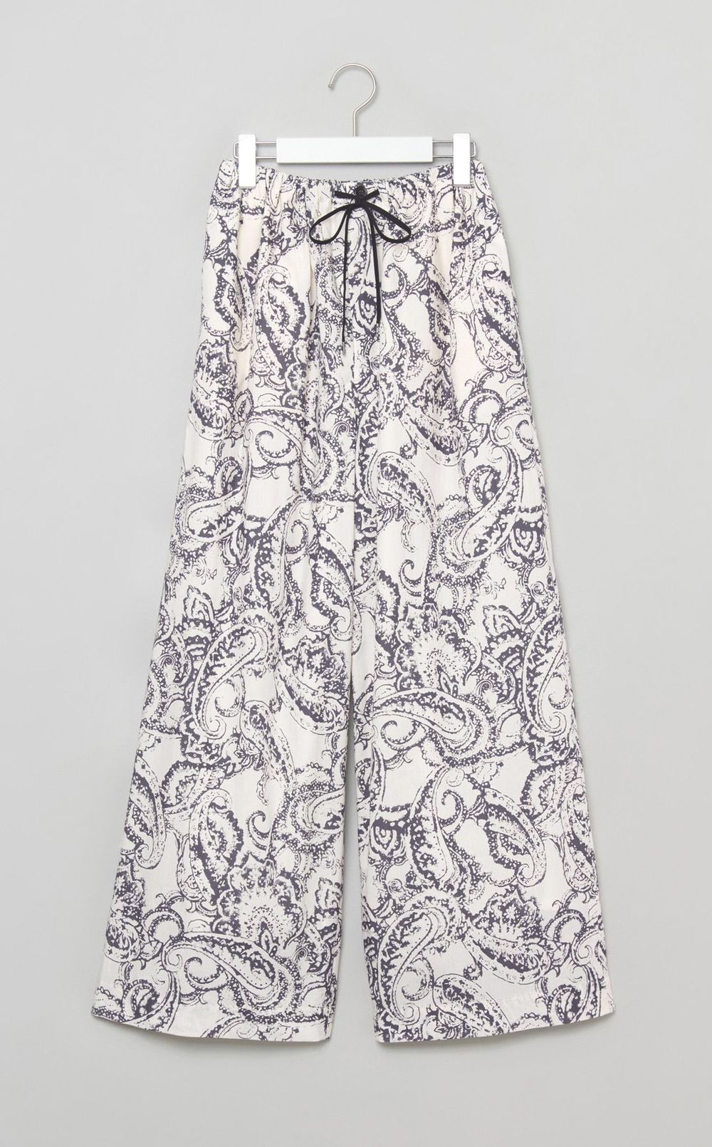 ペイズリープリントイージーパンツ
