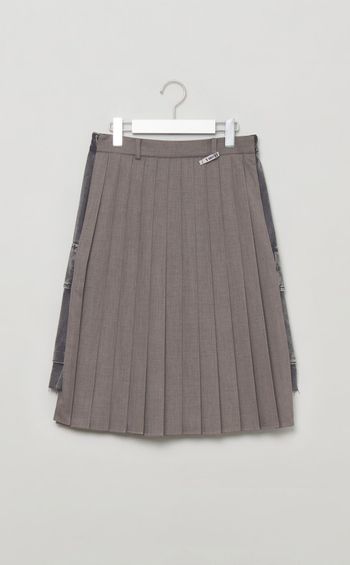 カーゴプリーツコンバインスカート