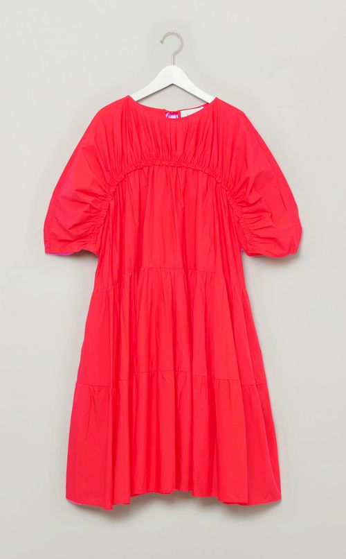 Inesギャザーワンピース