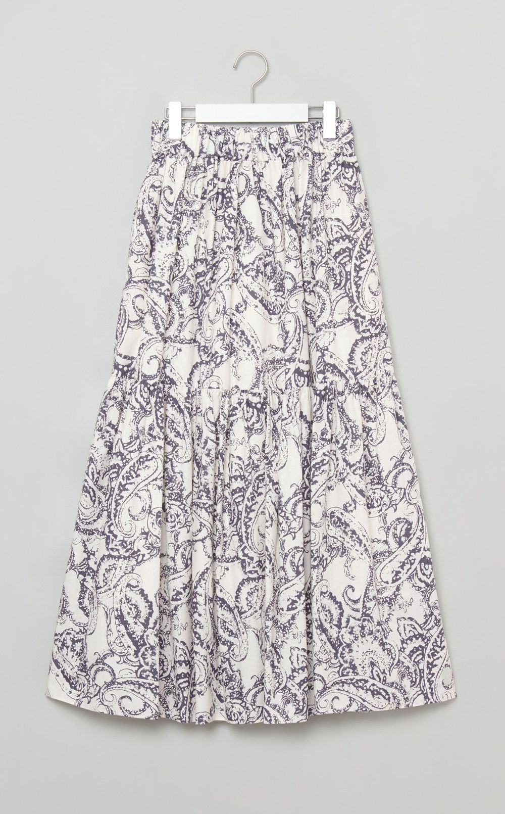 ペイズリープリントロングスカート